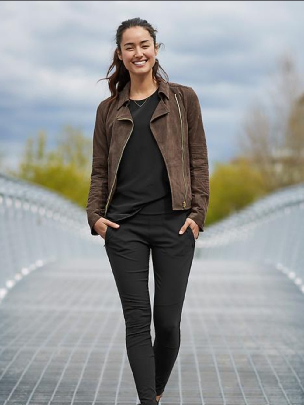 NWT Athleta Helena Suede Jacket Small